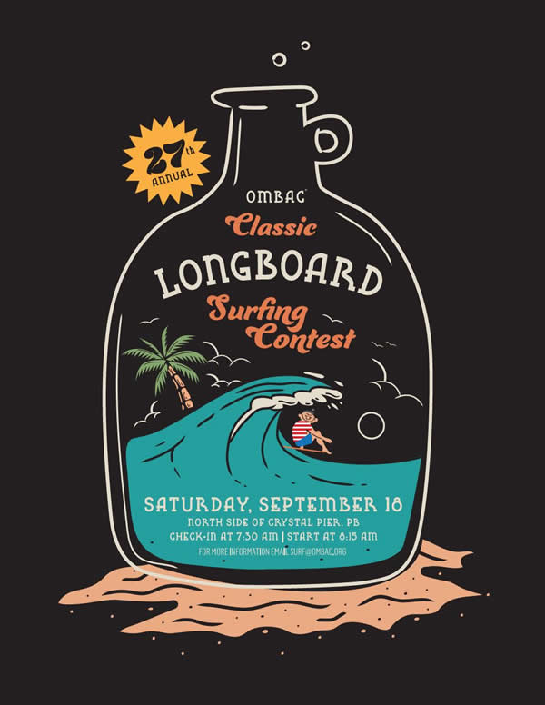 OMBAC 27th Annual Classic Longboard Surfing Contest